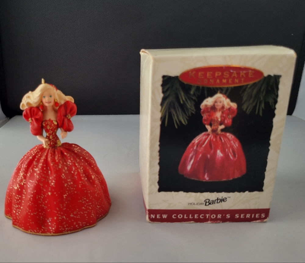 Vintage 1993 Hallmark Holiday Barbie Keepsake Ornament